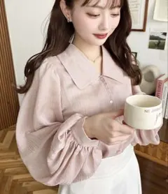AMODEST modestmood Glossy Blouse ブラウス 韓国 - メルカリ