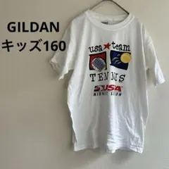 ギルダン 半袖Ｔシャツ クルーネック プリント レディース L 白 綿 スポーツのサムネイル