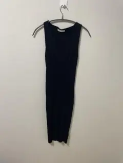 ROYAL PARTY ブラック　ノースリーブワンピース　フリーサイズ