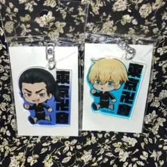 ⭐︎新品未使用⭐︎プライズ　アクキー　東リベ　場地　千冬　アクリルキーホルダー