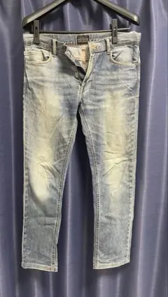 ZARA JEANS ライトブルースリムフィットデニム
