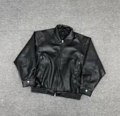 BEAMS ビームス レザー ジップブルゾン　24SS