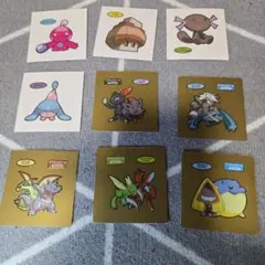 ポケモンデコキャラシール 9枚セット