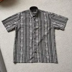 レトロ古着　Calro Valentino 半袖シャツ 総柄