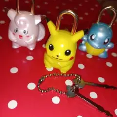 ポケモン　ロックキーフィギュア　３個セット