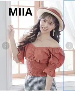 MIIA コットンキャンディーブラウス フリーサイズ　　3のサムネイル