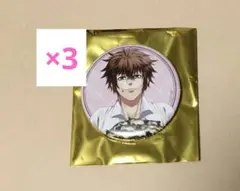 薄桜鬼 藤堂平助 缶バッジ with sweets 3点