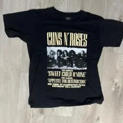 ロックTシャツ　ガンズ&ローゼス　Mサイズ。