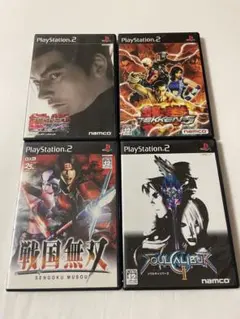 鉄拳5ほか　プレイステーション２ソフト４枚セット