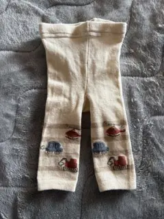 ベビータイツ 乗り物刺繍 サイズ65