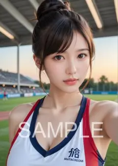 AI 美女 A4ポスター 生写真 美人 清楚 かわいい グラビア c092214