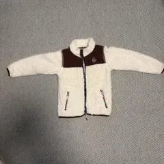 CHUMS フリースジャケット アイボリー/ブラウン