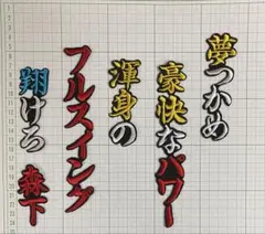 阪神タイガース　森下翔太　応援歌ワッペン