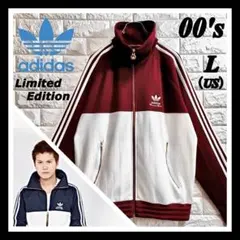 ◆市原隼人／同型・異色／激レア限定 ◆00sアディダス ジャージ バーガンディ