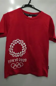 【未使用品】東京オリンピック 2020 Tシャツ Sサイズ 赤『定価3700円』