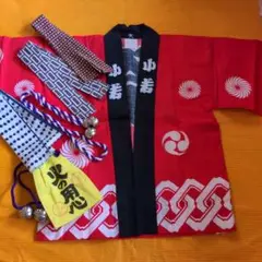 赤色祭り法被 大