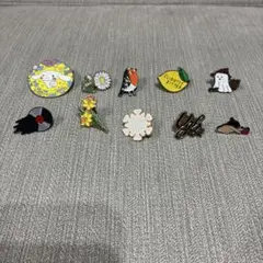 ブローチ 2個セット ピンバッジ シンプソンズ 10個セット メタル製ピンバッジ キャラクター バッジ PINS ピンズ ピンズ・ピンバッジ・缶バッジ