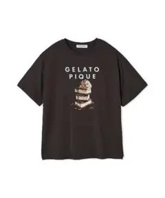 新品☆ジェラートピケ Homme COOLレーヨン デザートロゴ Tシャツ(M)
