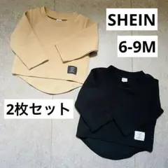 SHEIN ロンT 6-9M 2枚セット