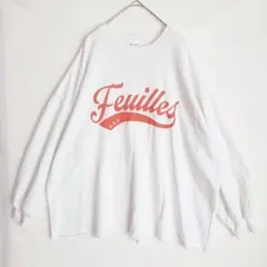 ビザビ スウェットトレーナー プルオーバー オーバーサイズ シンプル リブ