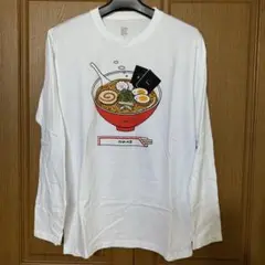 グラニフ Tシャツ ラーメンクン graniph M 白 ユニセックス ぎょうざ