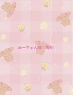 みーちゃん様　専用ページ