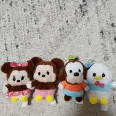 ミニー・ミッキー・グーフィー・ドナルド ぬいぐるみセット　うるぽちゃ