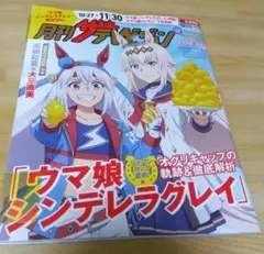 月刊ザテレビジョン　１２月号　ウマ娘 シンデレラグレイ 10/27-11/30