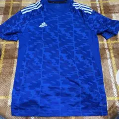 adidas PRIMEDBLUE 迷彩柄シャツ L