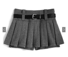 GRL インパン裏地プリーツ見にスカート ベルト無し at2470 M