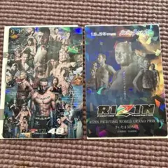 RIZIN ポテトスティック　ポスターカードコレクション　2枚セット