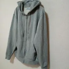 DISCUS ATHLETIC グレー フルジップフーディ Mサイズ