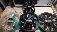CoolerMaster ファン 4個 動作品 希少 自作PCに