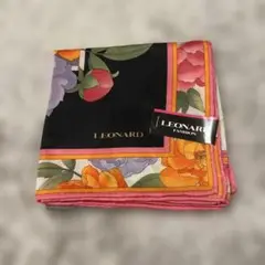 LEONARD 花柄 ハンカチ 約58cm