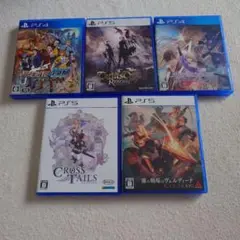 PS4 PS5 ソフト 5個セット まとめ売り 逆転裁判 タクティクスオウガ