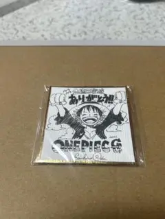 ワンピース 尾田先生描き下ろし「ミニ色紙」 累計2億冊突破記念 抽プレ 非売品 ワンピース 尾田先生描き下ろし「ミニ色紙」 累計2億冊突破記念