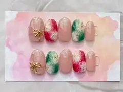 クリスマスネイル