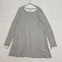 クラウドナイン　ポケットAライン長袖Tシャツ M　カットソー　ロンＴ　a2149