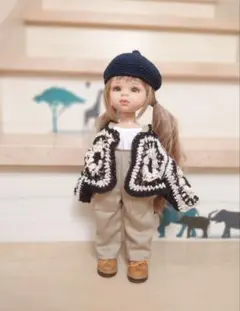 パオラドール　アウトフィット　とんがり帽子とカーディガンのセット パオラドール・パオラレイナ とんがり帽子のアウトフィット