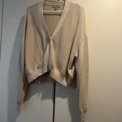 H&M ベージュ カーディガン Mサイズ