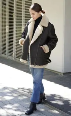 【Deuxième Classe】 BULLY ムートンブルゾン （イタリア製）