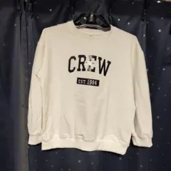 ホワイト CREW EST.1984 長袖カットソー 80cm
