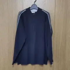 【美品　インポート古着】綿ニット　黒