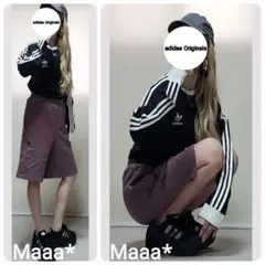 adidas Originals　超カッコイイ！　ロゴ　スウェット　ハーフパンツ
