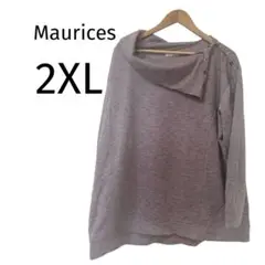 Maurices 大きいサイズ [2XL相当] ゆったり 長袖トップス