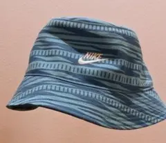 Nike バケットハット 青 ストライプ M/L