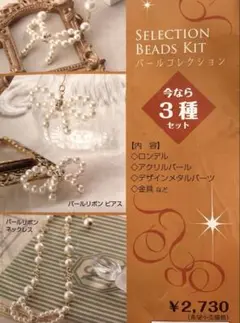 SELECTiION BEADS KIT パールコレクション 3種セット 未開封
