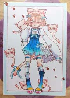 手描きイラスト　オリジナル　アナログイラスト