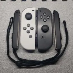 Switch　ジョイコン　左右　ホワイト&ブラック