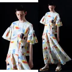 CYCLAS シクラス*23SS プリントシルクブラウス ベルスリーブのサムネイル